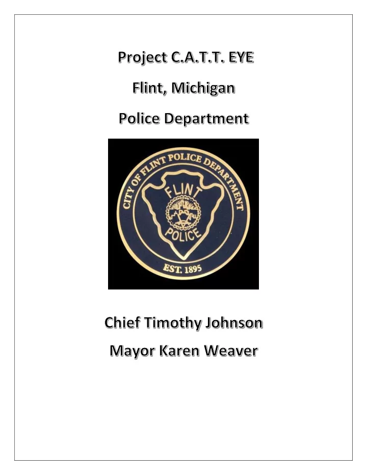 project c a t t eye flint on october 3 2016 the flint