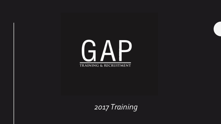 2017 training the company