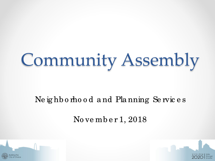 community assembly