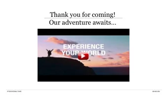 Horizon Expedition: Gamma Voyage to Japan  March 2019 (9 days)  Led by the Center for Bright Kids