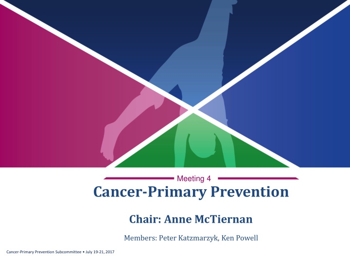 cancer primary prevention