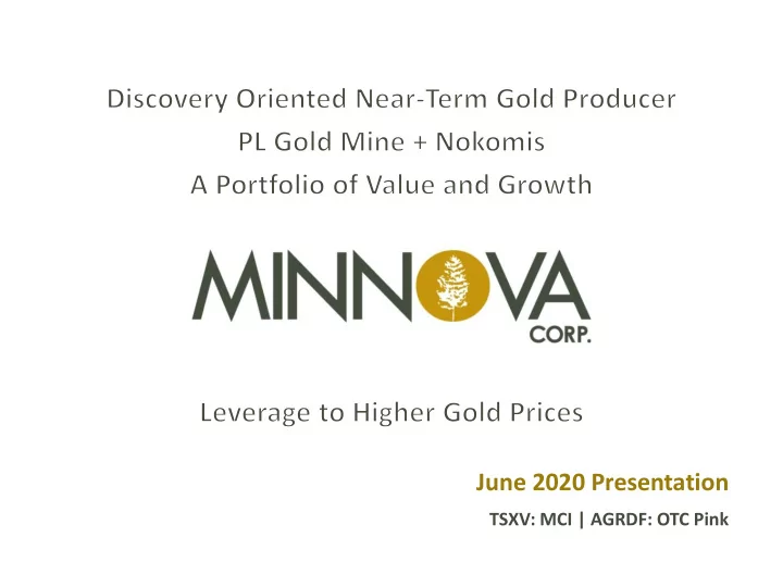 june 2020 presentation