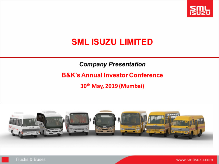 sml isuzu limited