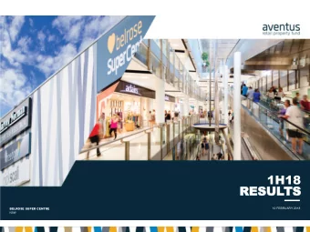 1H18  RESUL  RESULTS  TS  BELROSE SUPER CENTRE  12 FEBRUARY 2018  NSW  CONTENTS  CONTE  NTS 03