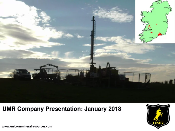 umr company presentation january 2018