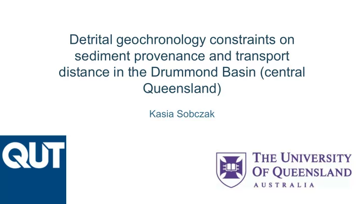 detrital geochronology constraints on sediment provenance