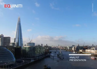 PRESENTATION  DISCLAIMER This presentation (the Presentation) has been prepared by Equiniti