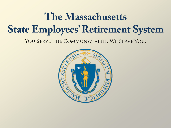 the massachusetts state employees retirement system