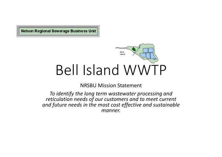 bell island wwtp