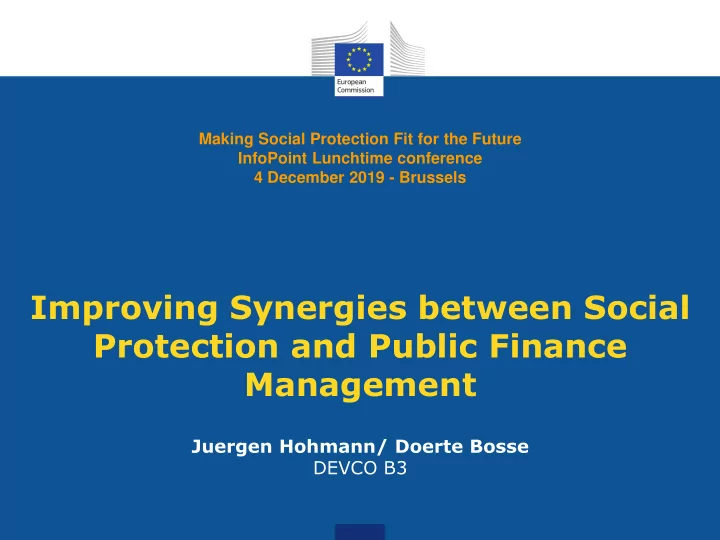 improving synergies between social