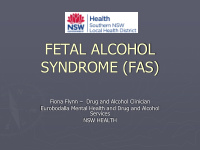 fetal alcohol syndrome fas