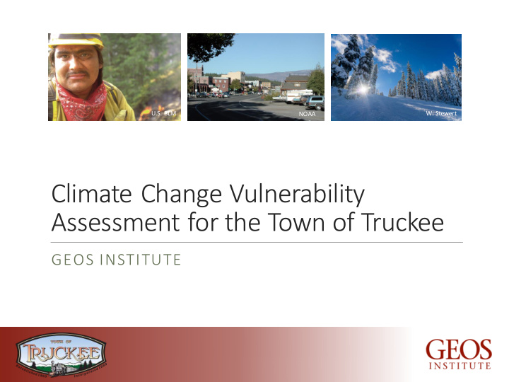 climate change vulnerability assessment for the town of