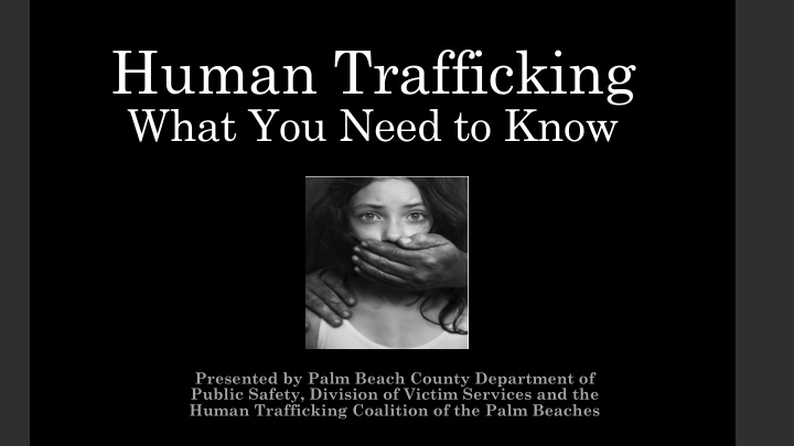 human trafficking