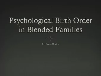 Stepfamily Statistics    Approximately one-third of all weddings in the United States today