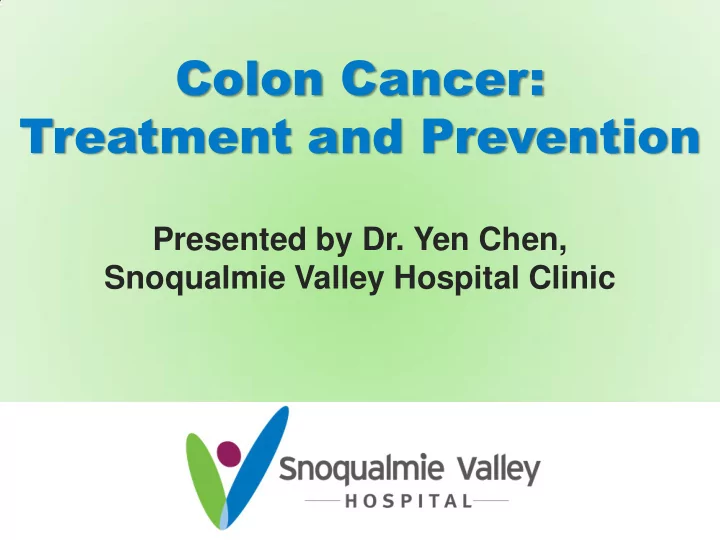 treatment and prevention
