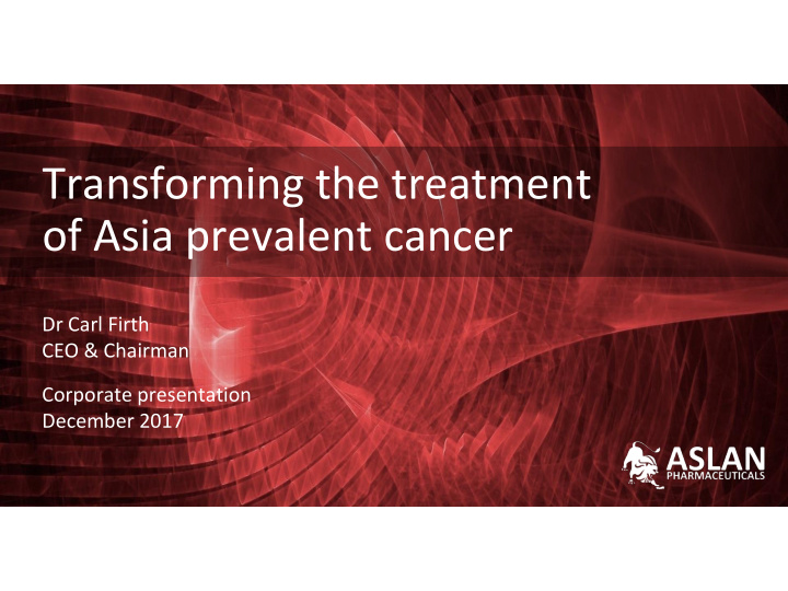 transforming the treatment