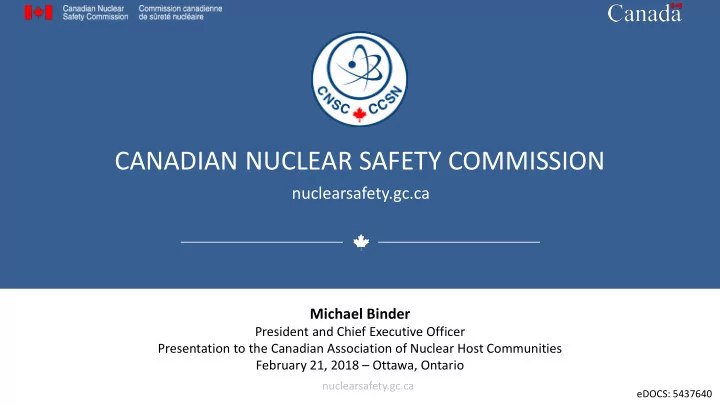 canadian nuclear safety commission