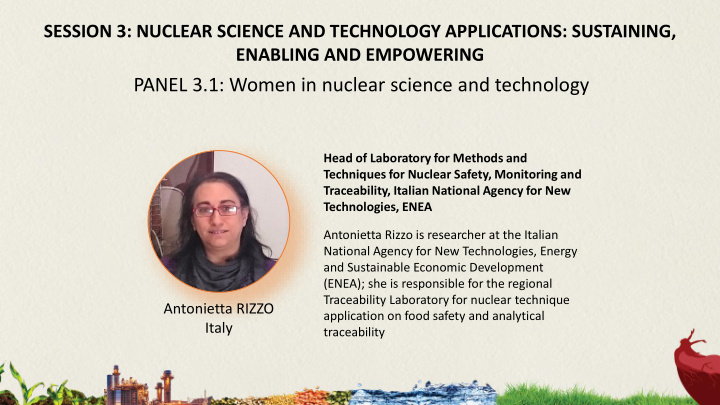 panel 3 1 women in nuclear science and technology