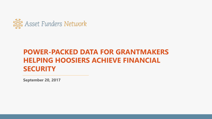 power packed data for grantmakers helping hoosiers