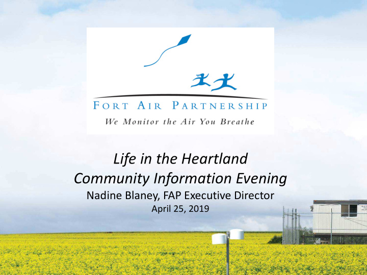 life in the heartland community information evening