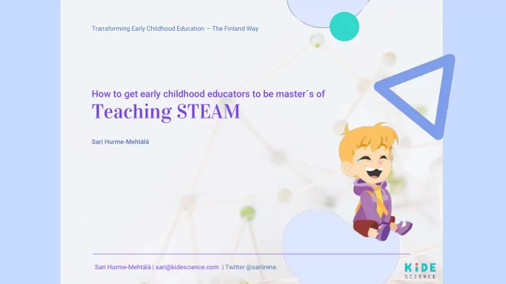 teaching steam