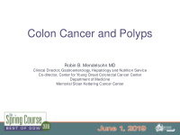 colon cancer and polyps