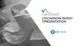 has developed technology which can take various liquid waste streams and create a scalable