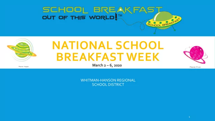 breakfast week