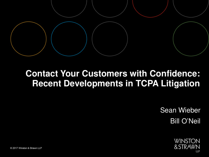 contact your customers with confidence recent