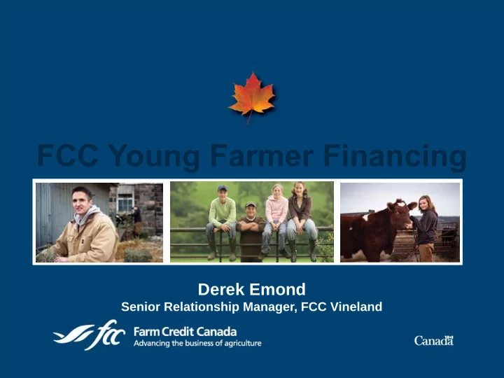 fcc young farmer financing