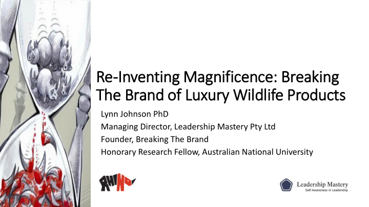 the brand of f luxury wildlife products