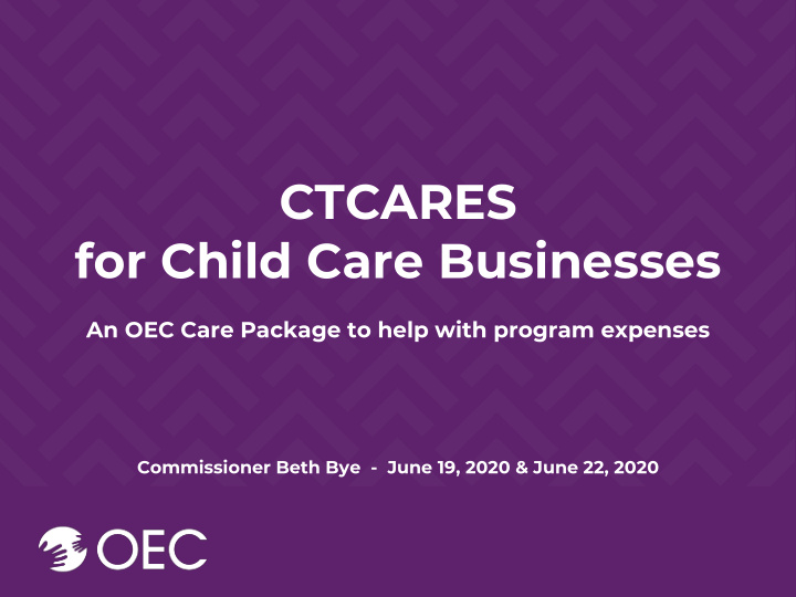 ctcares for child care businesses