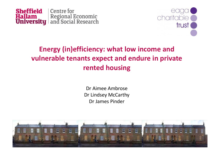 energy in efficiency what low income and vulnerable