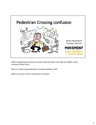 Pedestrian  Pedestrian  Pedestrian C  Pedestrian  C  C  Crossing confusion  rossing confusion