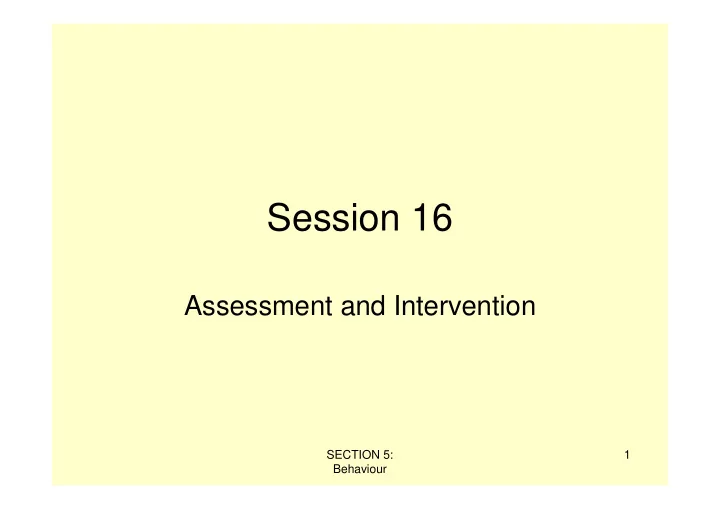 session 16