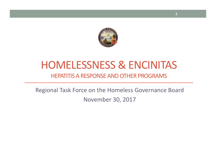 homelessness amp encinitas