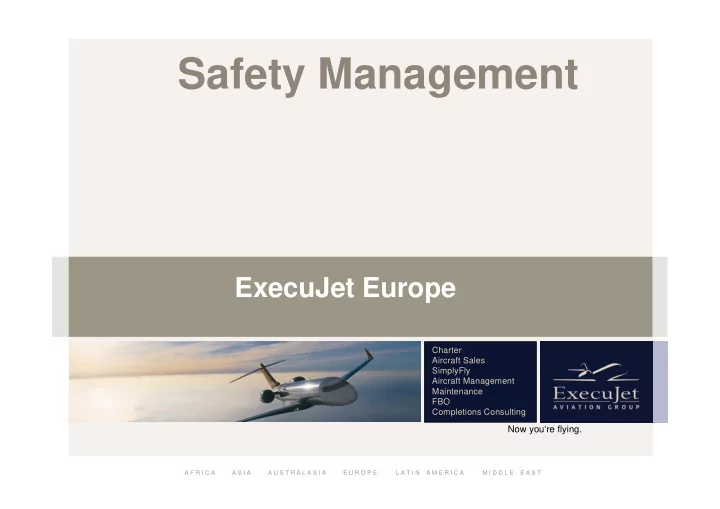 safety management