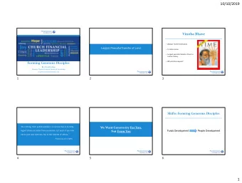 10/10/2019  Vinoba Bhave  Walked 70,000 kilometers  Largest Peaceful Transfer of Land  5