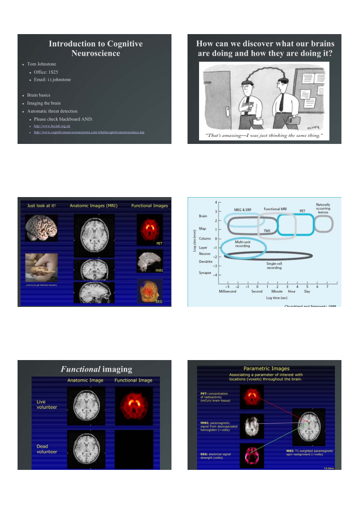 introduction to cognitive how can we discover what our