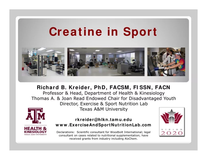 creatine in sport