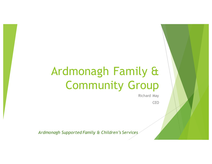 ardmonagh family amp community group