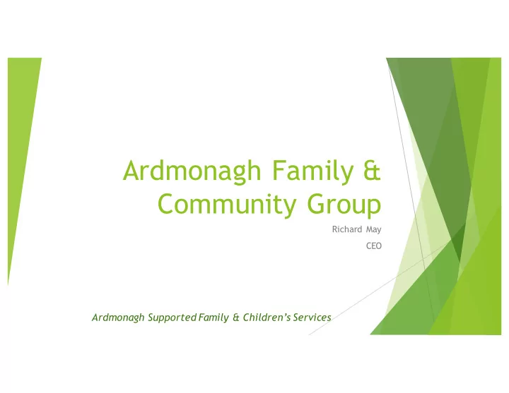 ardmonagh family amp community group