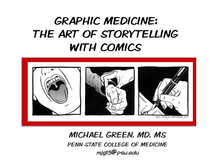 graphic medicine the art of storytelling with comics
