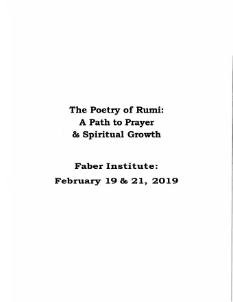 Faber Institute: February 19 &amp; 21, 2019  The Price of Kissing I would love to kiss you.  The