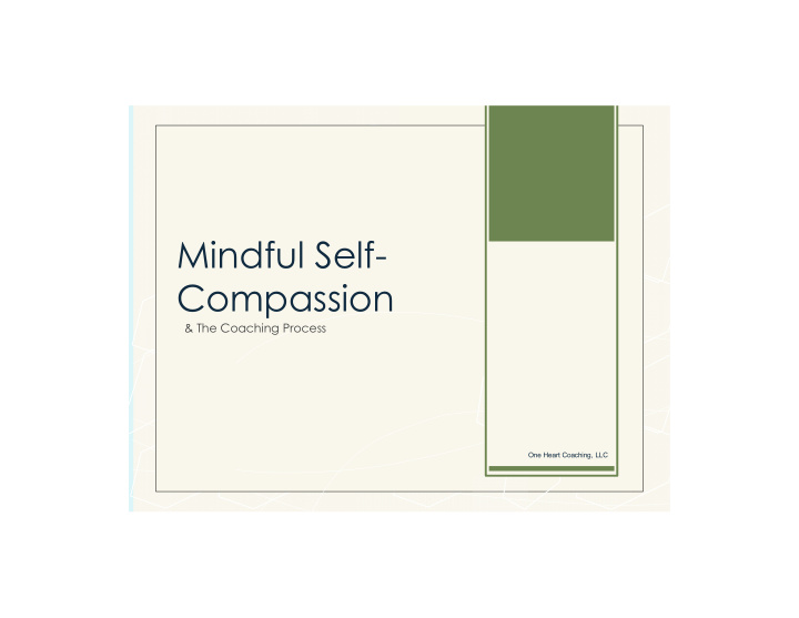 mindful self compassion