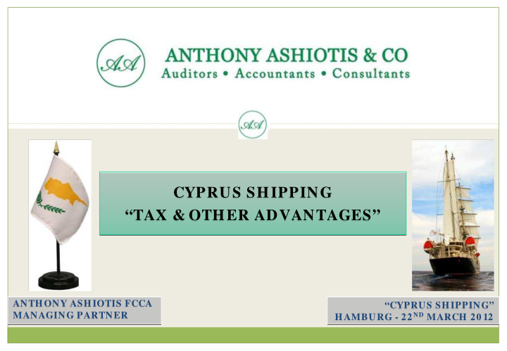 cyprus shipping cyprus shipping tax amp other advantages
