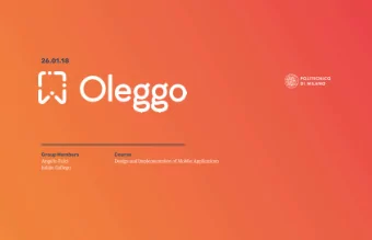 26.01.18  Why use Oleggo?  Mainly because you can have always with you your notes and a handy