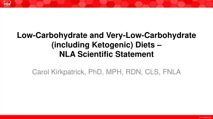 low carbohydrate and very low carbohydrate including