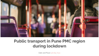 public transport in pune pmc region during lockdown