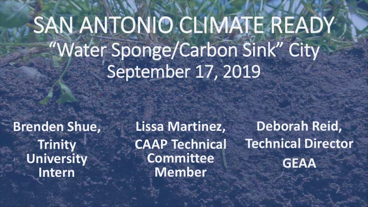 san antonio climate ready